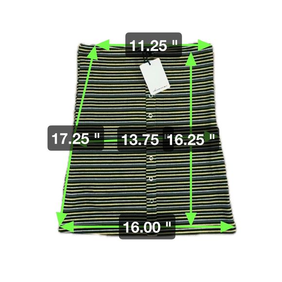 NWT* Olivaceous Ribbed Knit Skirt & Tank Top Set - Women's Size Small - Picture 10 of 11